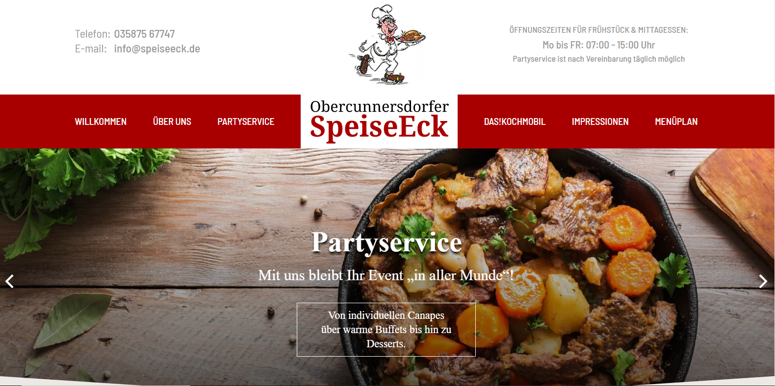 Gastro-Webseite mit regionaler SEO in Sachsen